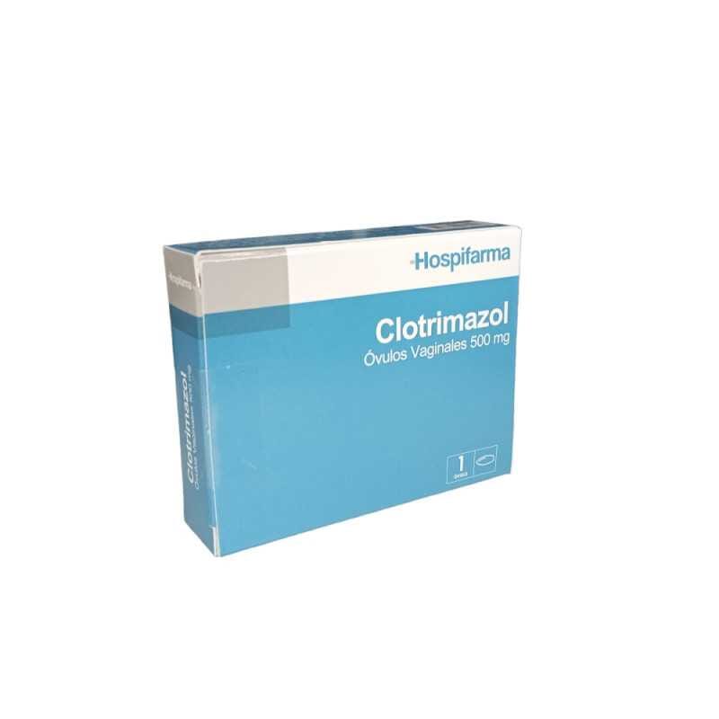 Clotrimazol 500 mg x 1 óvulos HOSPIFARMA